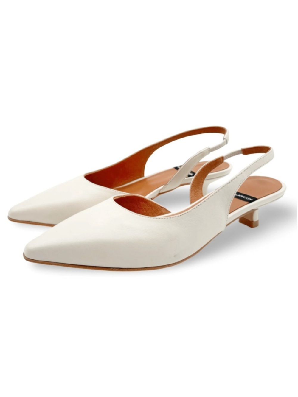 New ANGEL ALARCON
26017 Fabiana White Slingback Pump size 38